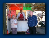 Colin with some customers